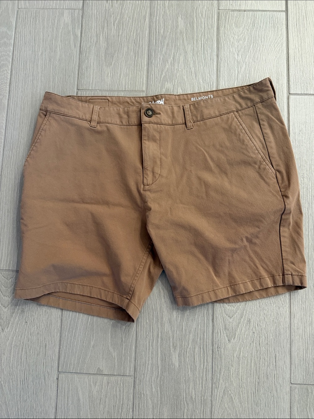Mugsy Jeans Men's Flat-Front Chino Shorts - “Belmonts” -size 40